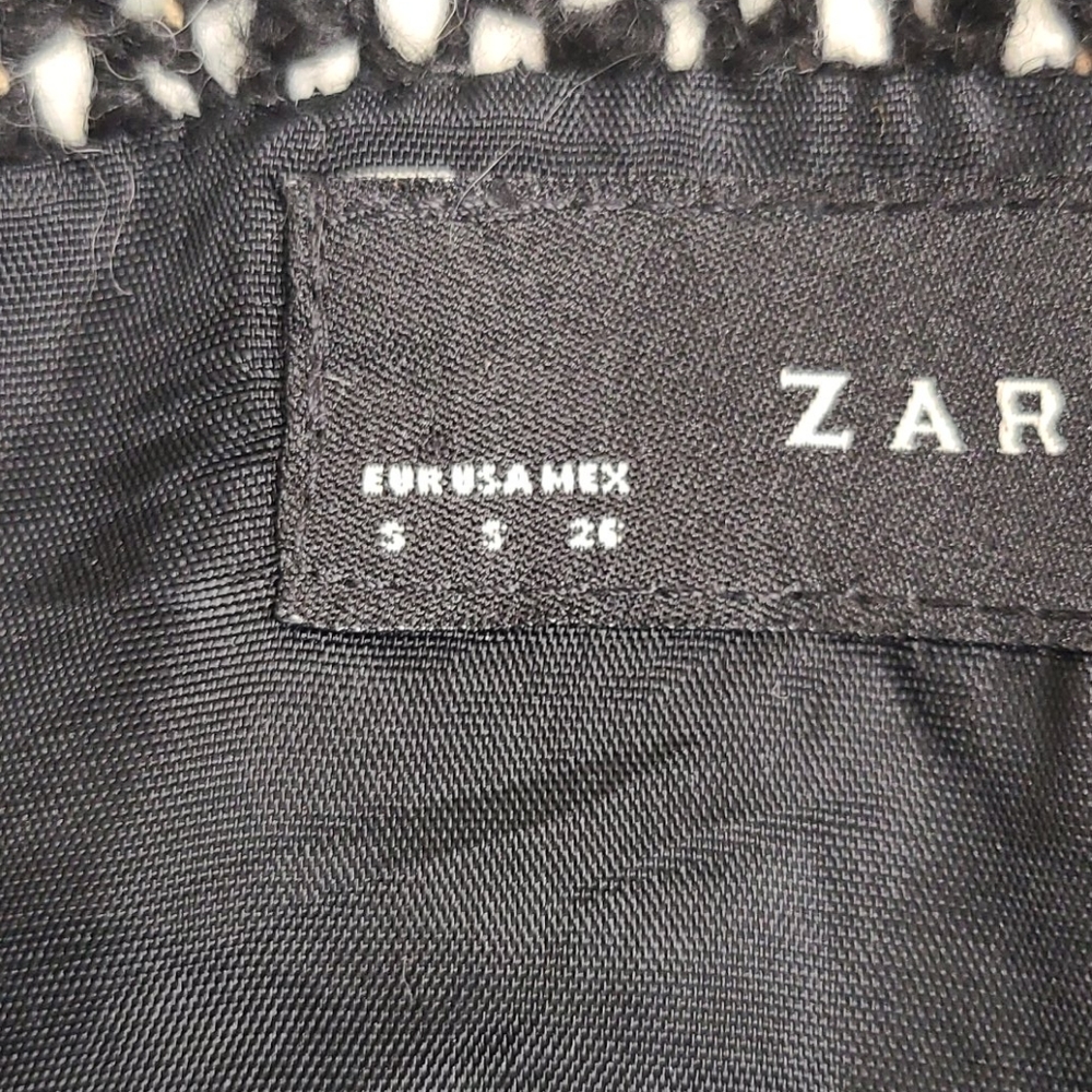 Zara Basic Tweed Jacket Size Small - image 8